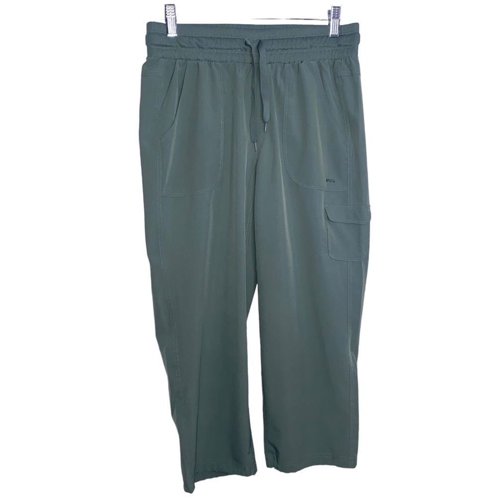 RBX Joggers Womens Small Activewear Capri Pants Drawstring Waist Pockets !